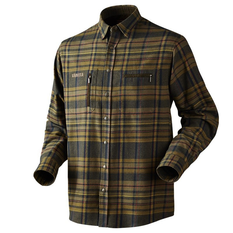 Shirt HARKILA Eide (Dark olive)
