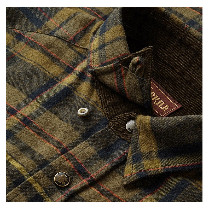 Shirt HARKILA Eide (Dark olive)