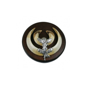 Silver Color Oak Leaf for Boar Tusks