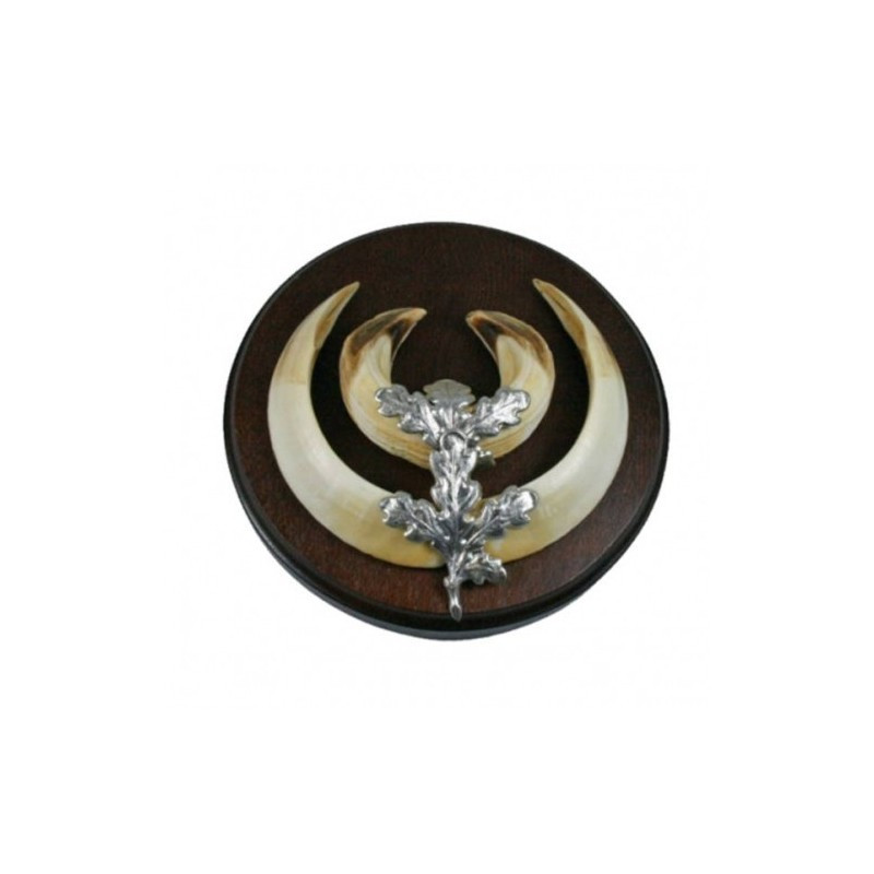 Silver Color Oak Leaf for Boar Tusks