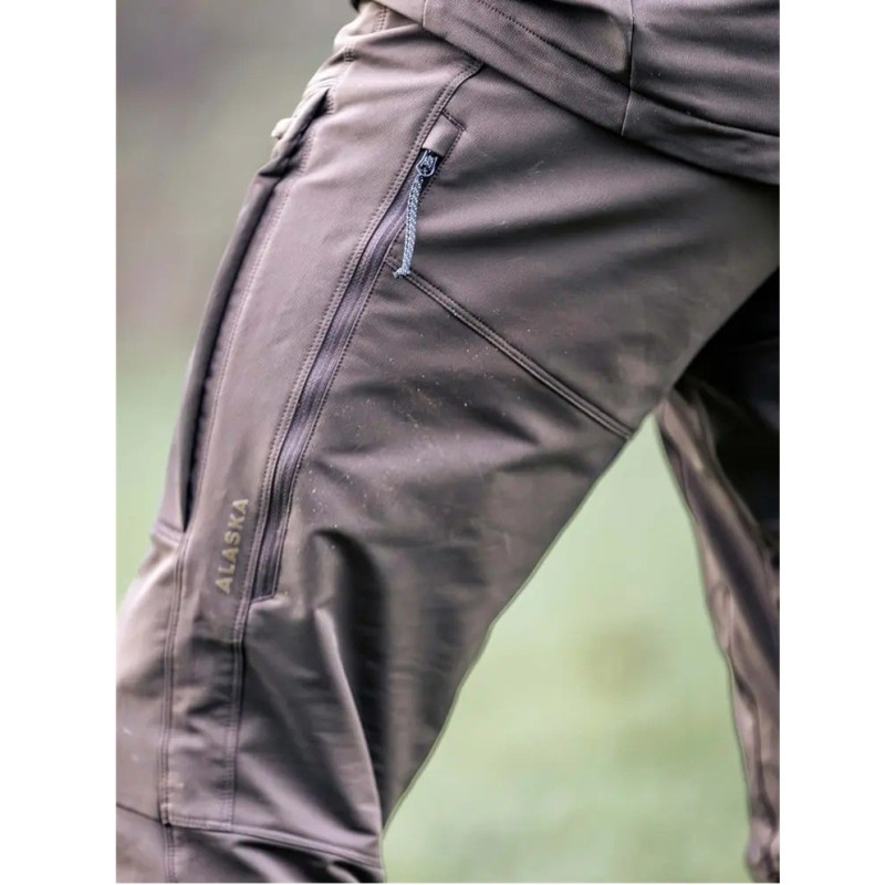 Trousers ALASKA Chaser Stretch Solid brown