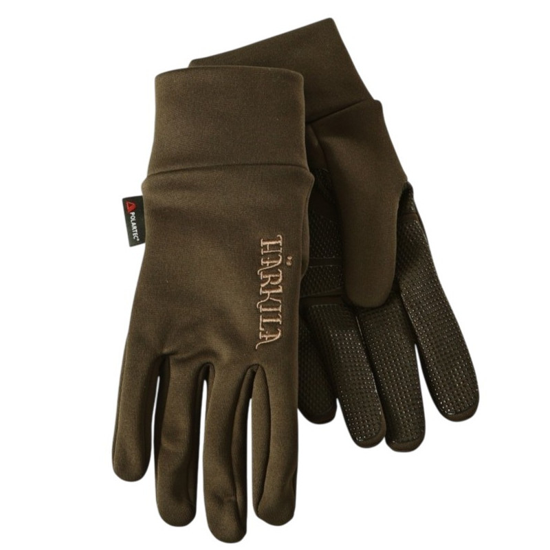 Gloves HARKILA Power Liner (Dark olive)