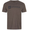 Marškinėliai HARKILA Identity S/S (Brown melange)