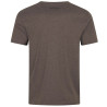 T-Shirt HARKILA Identity S/S (Brown melange)