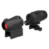 Reflex sight Sig Sauer ROMEO-MSR 2 red dot Combo KIT Juliet3-micro 3x22mm magnifier SORJMSR101