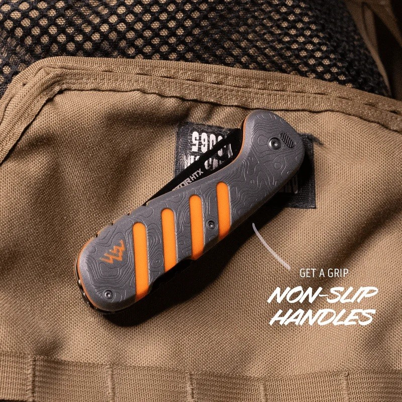 Peilis Outdoor Edge Razor HTX 3.5" folder Gray/Orange (HTX35Y-6C)