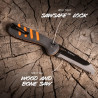 Knife Outdoor Edge Razor HTX 3.5" Folder Gray/Orange (HTX35Y-6C)