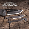 Knife Outdoor Edge Razor HTX 3.0" Folder Gray/Orange (HTX30Y-6C)