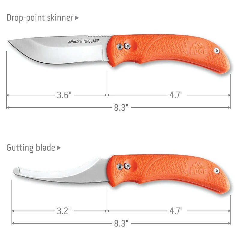 Peilis Outdoor Edge SwingBlade 2 in 1 Orange (SZ-20NC)