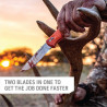 Peilis Outdoor Edge SwingBlade 2 in 1 Orange (SZ-20NC)