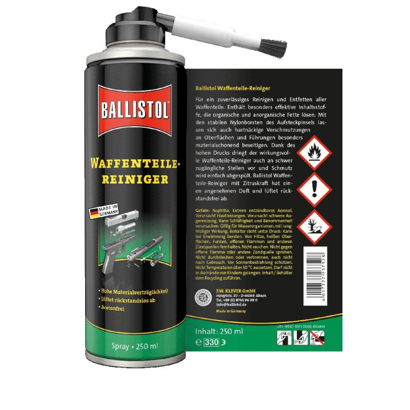 Cleaner for gun parts spray BALLISTOL (250 ml) 23752