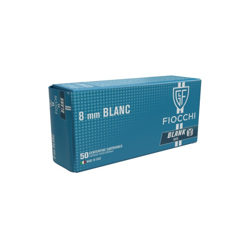 Blank Cartridges FIOCCHI cal. 8 mm BLANC Cup closure