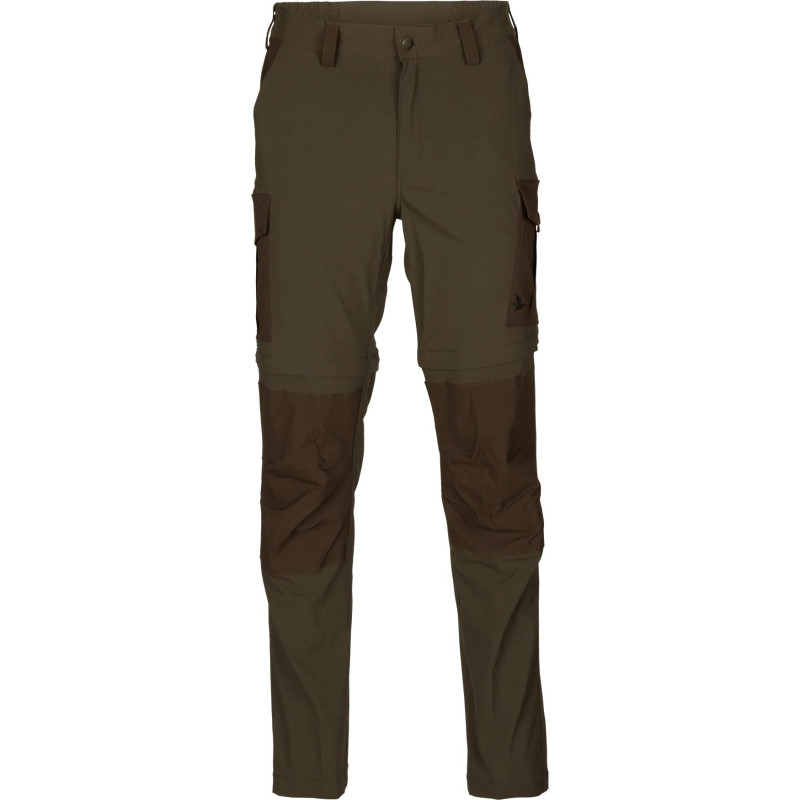 Kelnės SEELAND Birch zip-off Pine green/Demitasse brown
