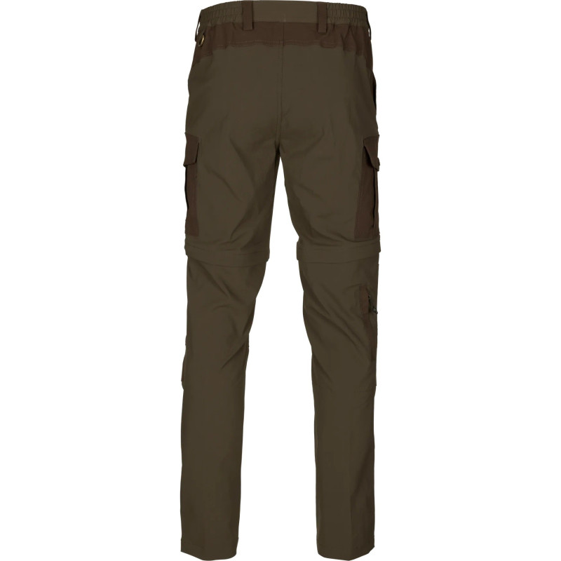 Trousers SEELAND Birch zip-off Pine green/Demitasse brown