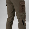 Trousers SEELAND Birch zip-off Pine green/Demitasse brown