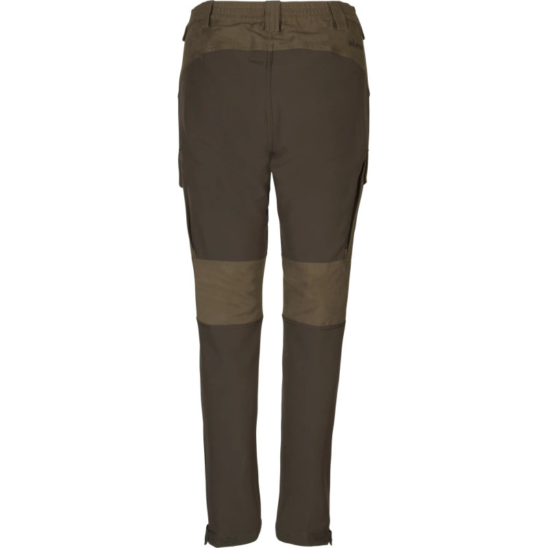 Moteriškos kelnės HARKILA Scandinavian Willow green/Deep brown