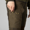 Women trousers HARKILA Scandinavian Willow green/Deep brown