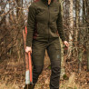Moteriškos kelnės HARKILA Scandinavian Willow green/Deep brown