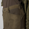 Women trousers HARKILA Scandinavian Willow green/Deep brown