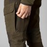 Women trousers HARKILA Scandinavian Willow green/Deep brown