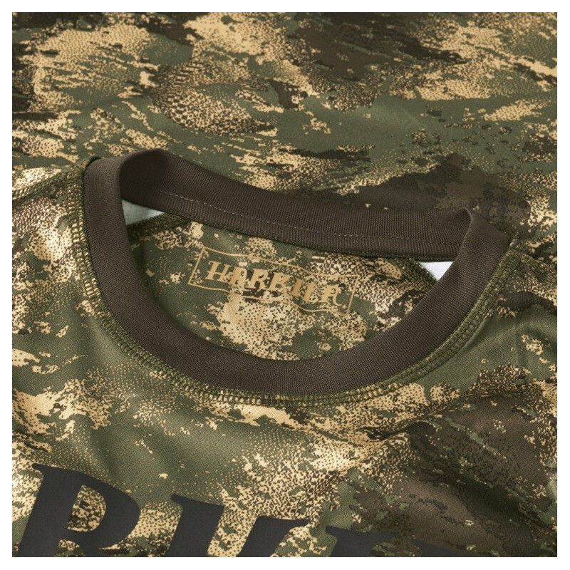 Marškinėliai HARKILA LYNX S/S AXIS MSP Forest green