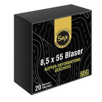 Šoviniai SAX kal. 8.5x55 Blaser KDG-S 11.2g/174gr M0148.5