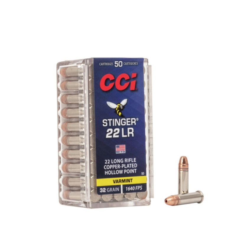 Šoviniai CCI Stinger kal. 22LR 32gr CPHP (3315050) 50vnt