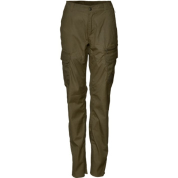 Women Trousers SEELAND Key-Point Kora Pine green/Dark brown (38)