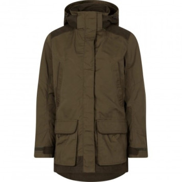 Women Jacket SEELAND Key-Point Kora Pine green/Grizzly brown (38)