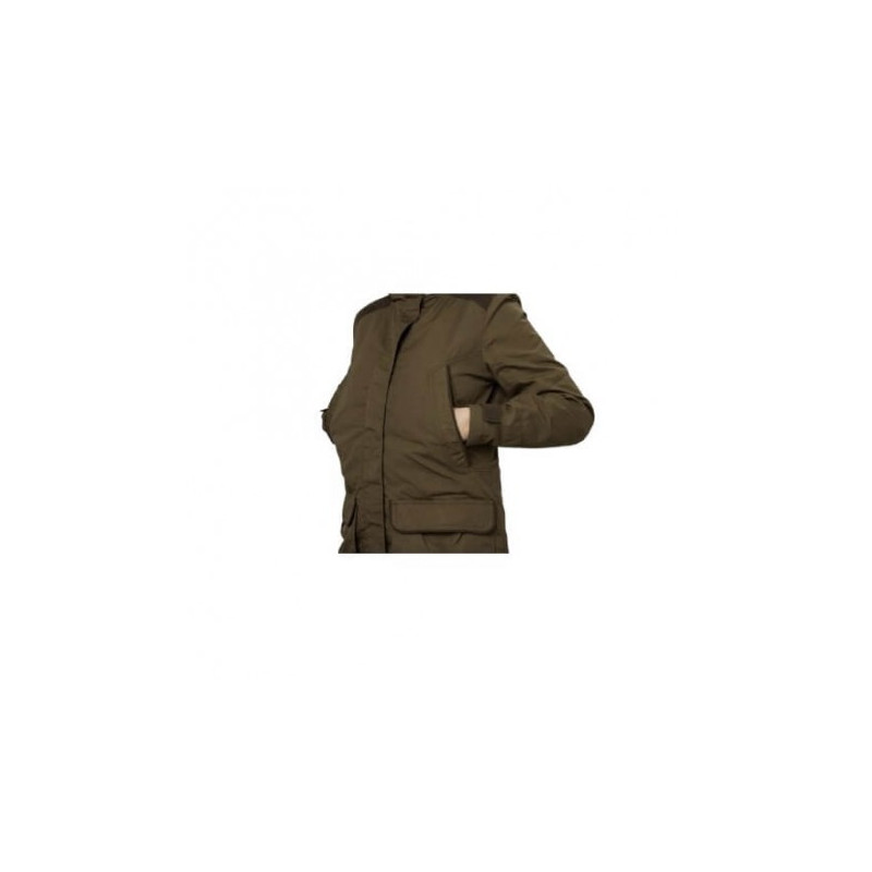 Women Jacket SEELAND Key-Point Kora Pine green/Grizzly brown (38)