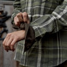 Women Shirt HARKILA Pajala L/S Olive check