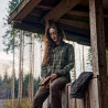 Women Shirt HARKILA Pajala L/S Olive check