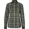 Women Shirt HARKILA Pajala L/S Olive check