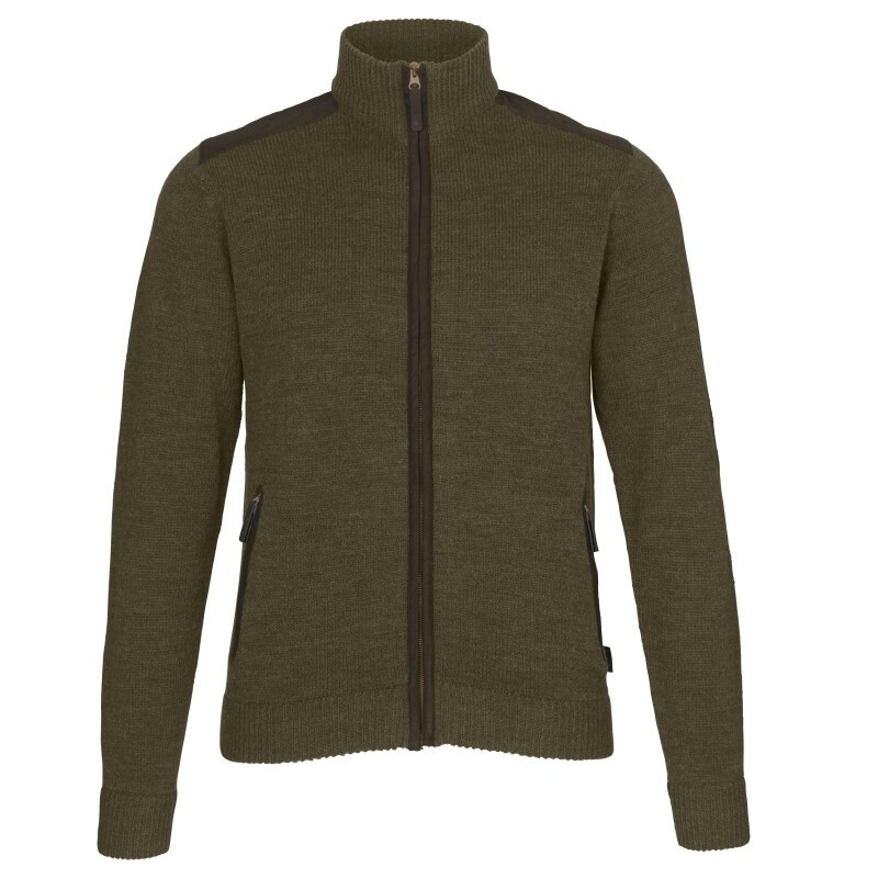 Megztinis SEELAND Buckthorn half zip (Shaded Olive Melange)