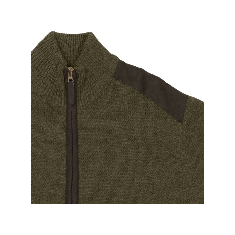 Megztinis SEELAND Buckthorn half zip (Shaded Olive Melange)