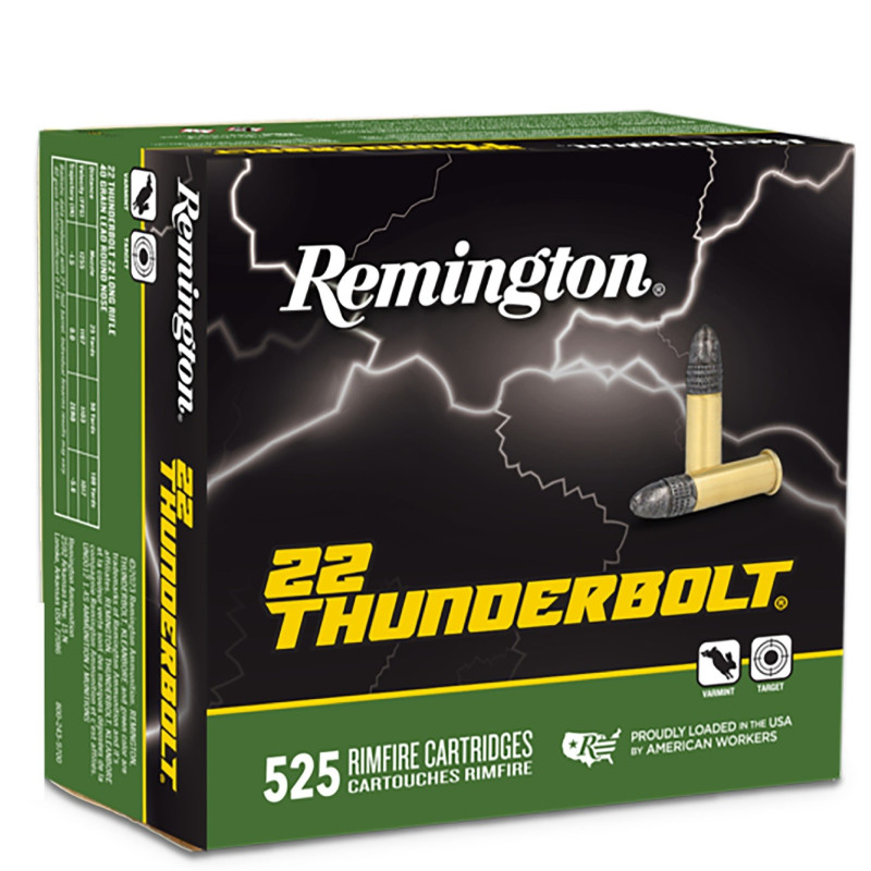 Šoviniai REMINGTON ThunderBolt kal. 22LR 40gr (21271) 525vnt