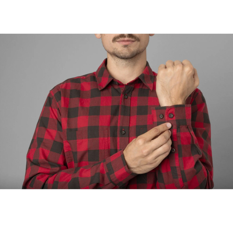 Shirt HARKILA Scandinavian Red check (M)