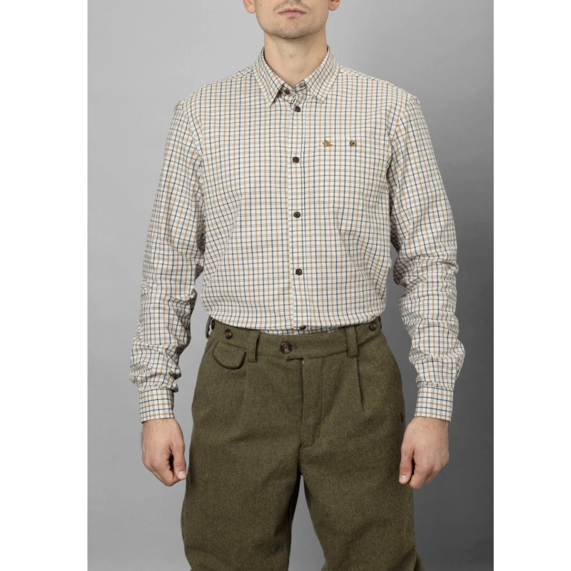 Shirt SEELAND Oxford shooting (Classic blue/Classic Brown Check)