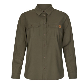 Women shirt SEELAND Selous Ines L/S Cargo (Grape leaf)