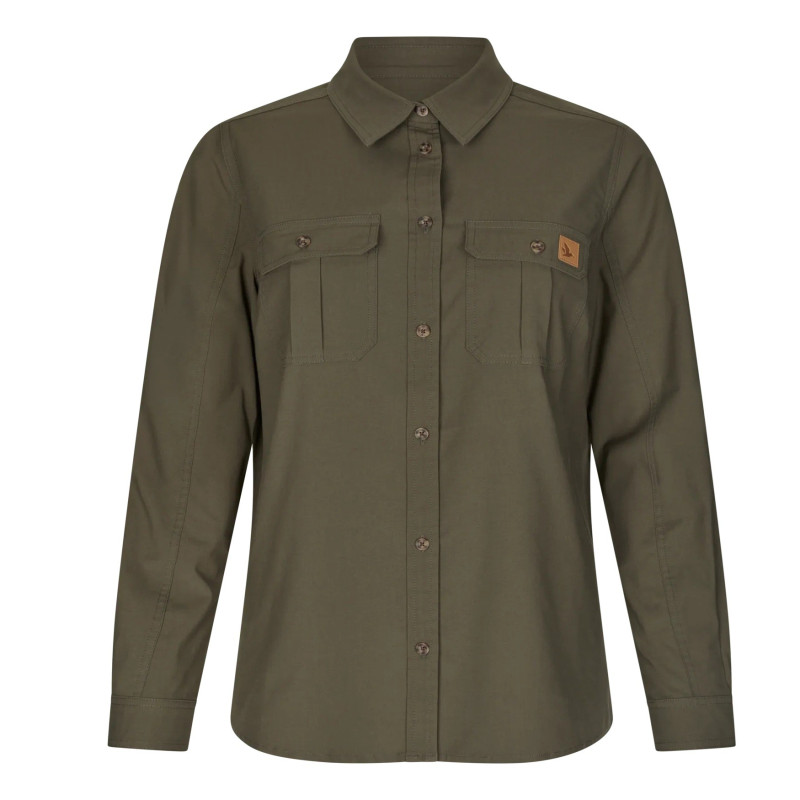 Women shirt SEELAND Selous Ines L/S Cargo (Grape leaf)