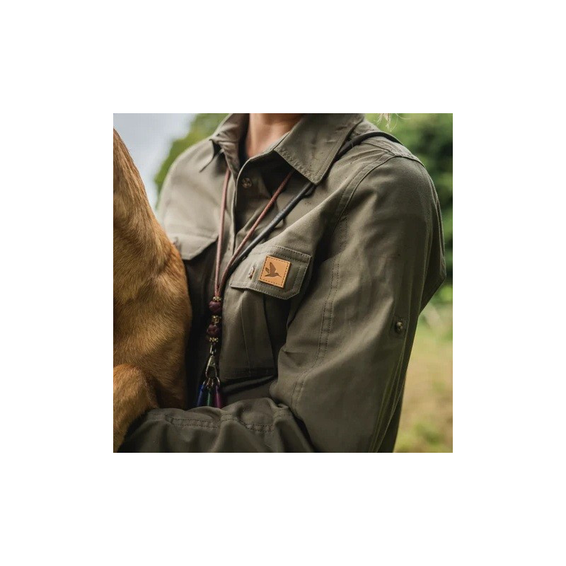 Women shirt SEELAND Selous Ines L/S Cargo (Grape leaf)