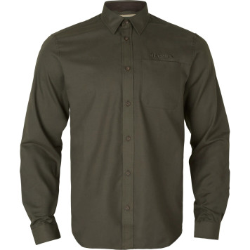 Shirt HARKILA Alto L/S Willow green (M)