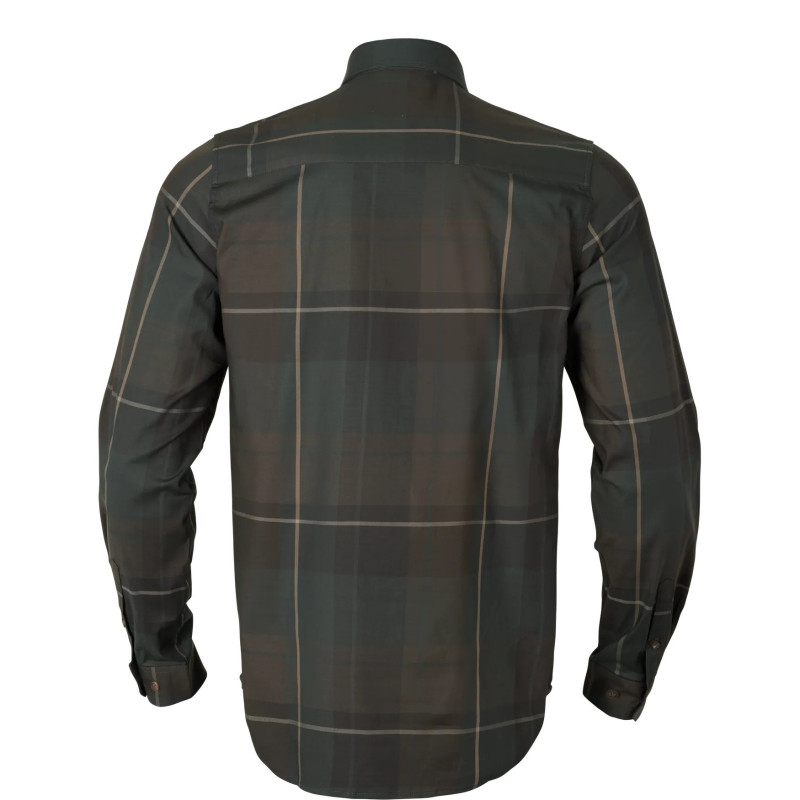 Marškiniai HARKILA Akse L/S Shadow brown check (M)