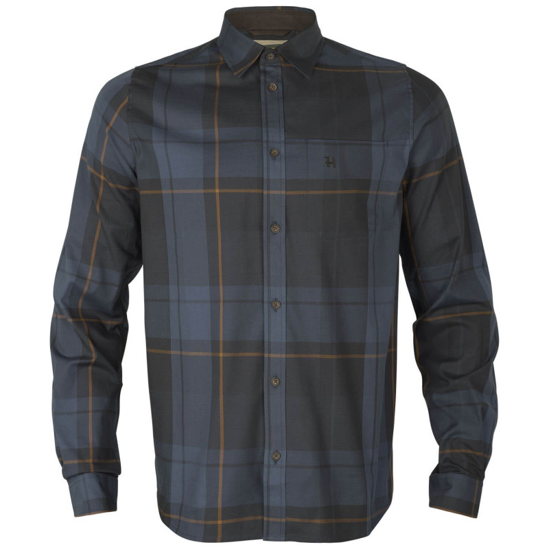 Marškiniai HARKILA Akse L/S Blackberry check (M)