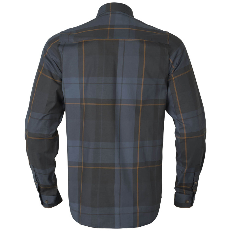 Shirt HARKILA Akse L/S Blackberry check (M)