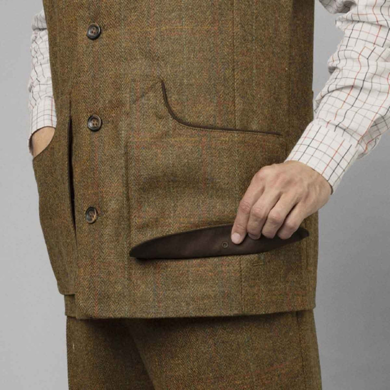 Waistcoat HARKILA Kenmore (Terragon brown) (50)