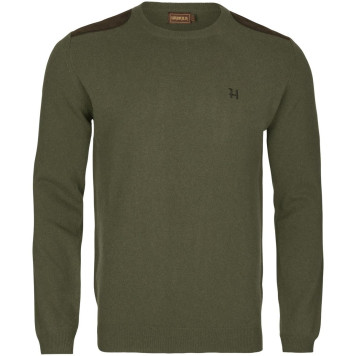 Megztinis HARKILA Arran lambswool Olive (M)