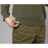 Megztinis HARKILA Arran lambswool Olive (M)