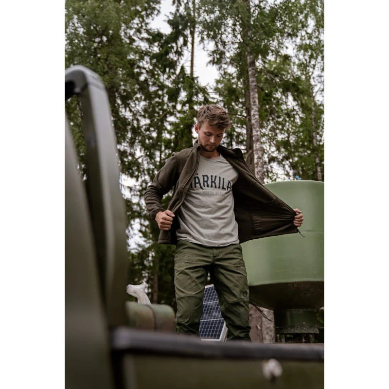 Marškinėliai HARKILA Modi S/S (Light grey melange) (M)