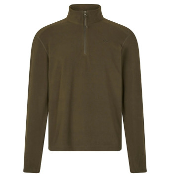 Fleece Jacket SEELAND Benjamin half zip (Pine green)